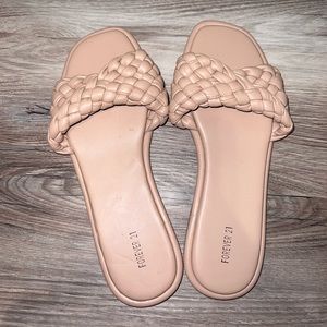 Tan sandals